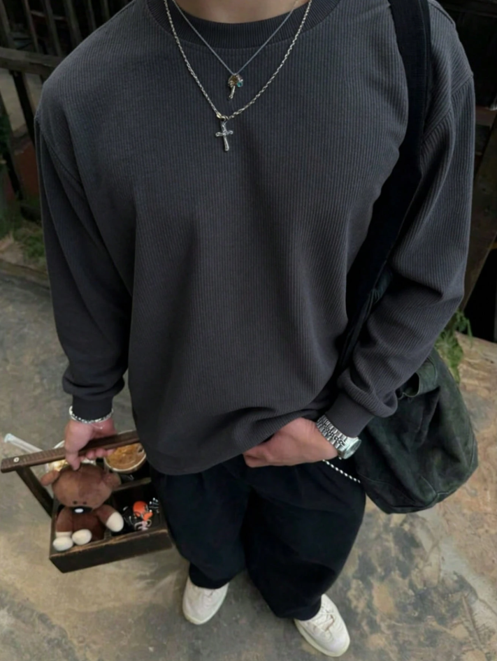 Corduroy Crewneck