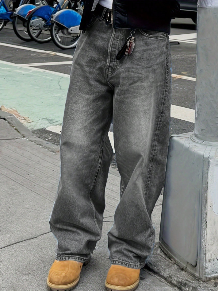 Vintage Loose Fit Denim Jeans