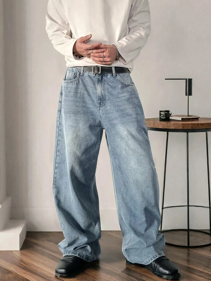 Vintage Loose Fit Casual Jeans